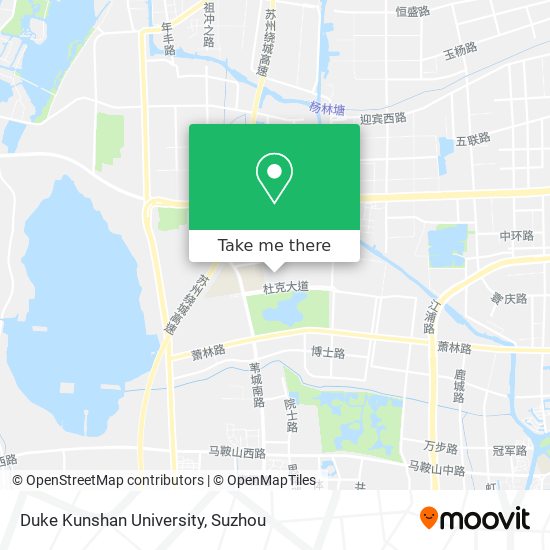 Duke Kunshan University map