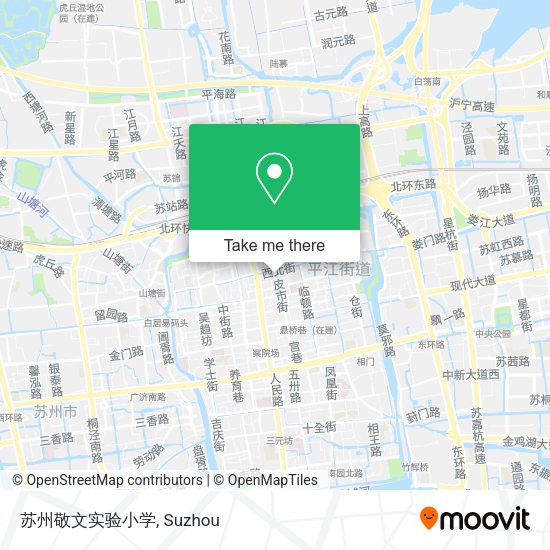 苏州敬文实验小学 map