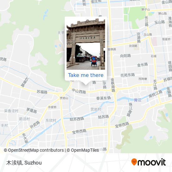 木渎镇 map