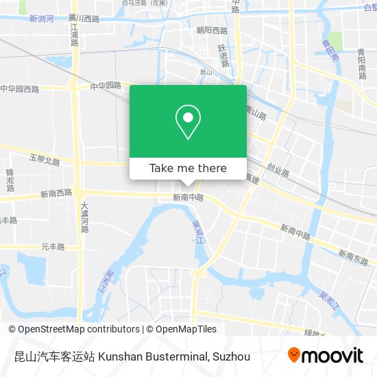 昆山汽车客运站 Kunshan Busterminal map