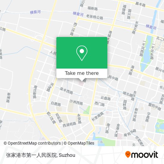 张家港市第一人民医院 map