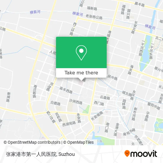 张家港市第一人民医院 map