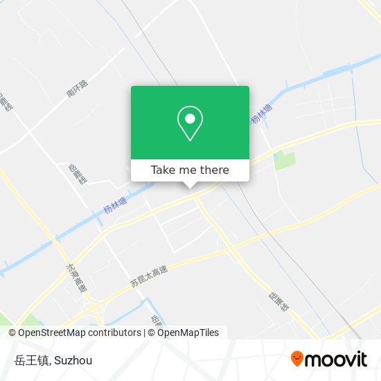 岳王镇 map