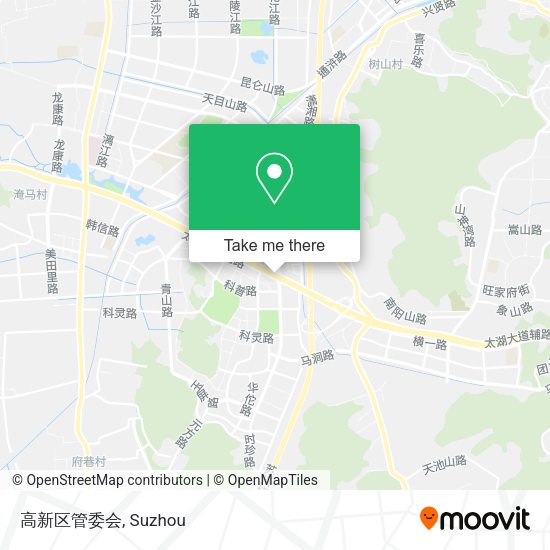 高新区管委会 map