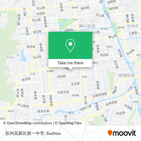 苏州高新区第一中学 map