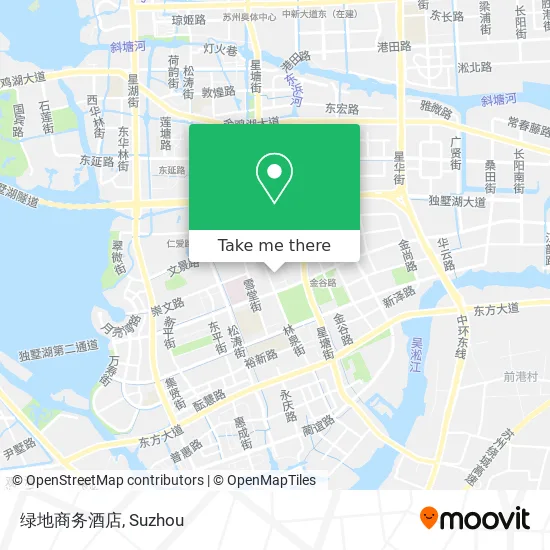 绿地商务酒店 map