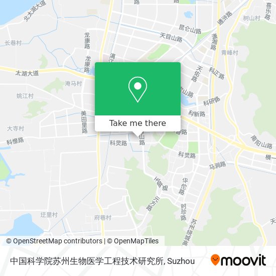 中国科学院苏州生物医学工程技术研究所 map