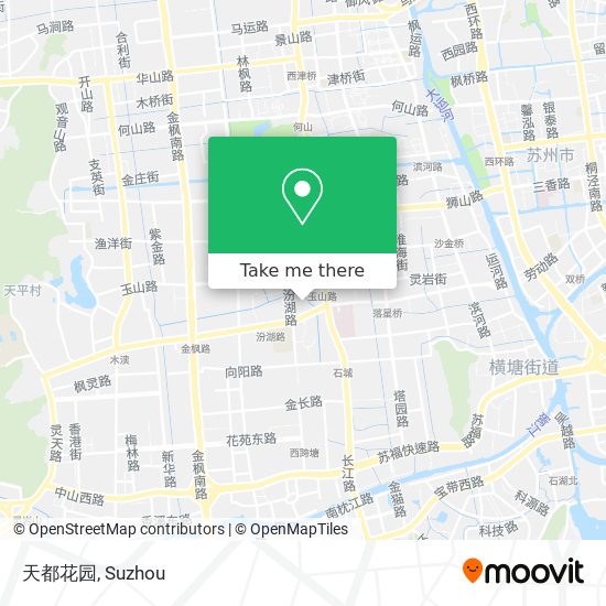 天都花园 map