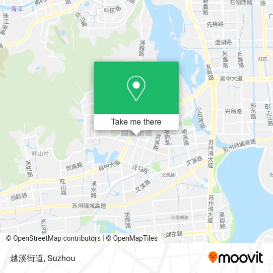 越溪街道 map