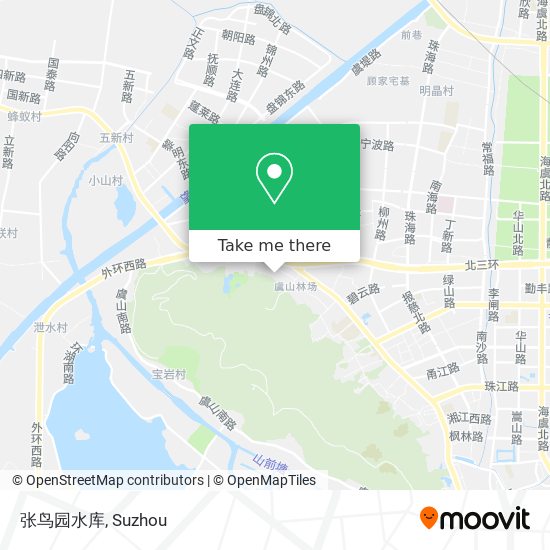 张鸟园水库 map