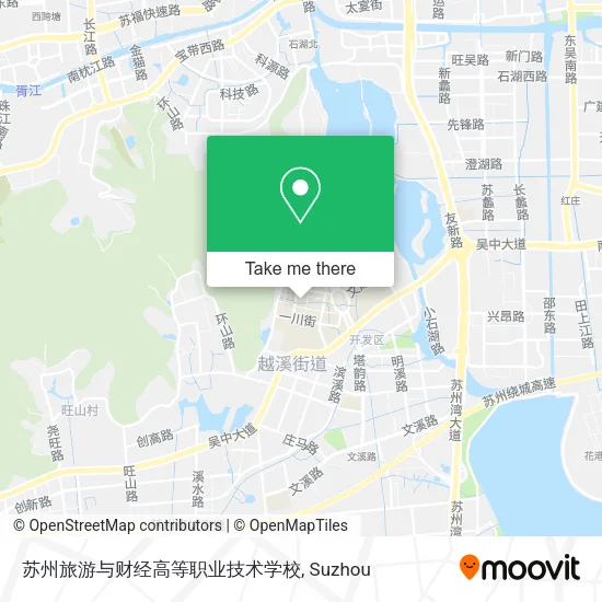 苏州旅游与财经高等职业技术学校 map