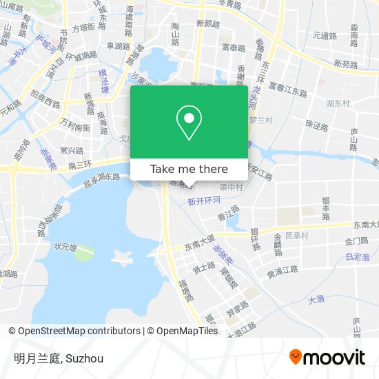 明月兰庭 map