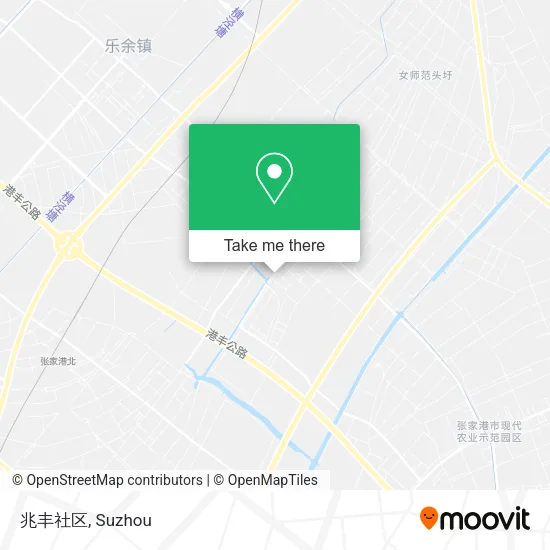兆丰社区 map