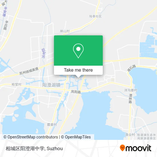 相城区阳澄湖中学 map