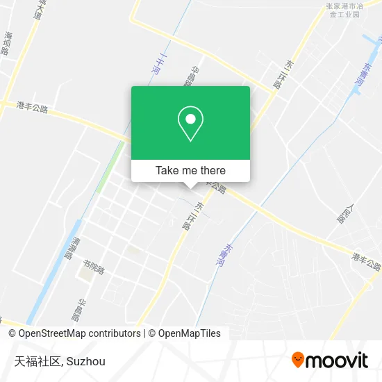 天福社区 map