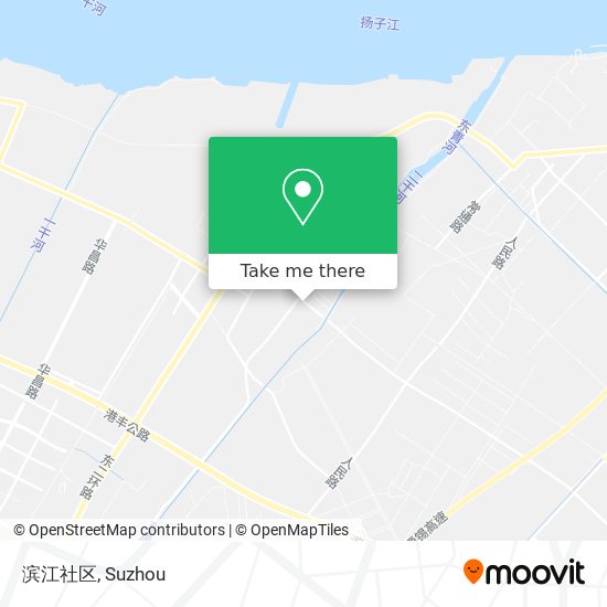 滨江社区 map