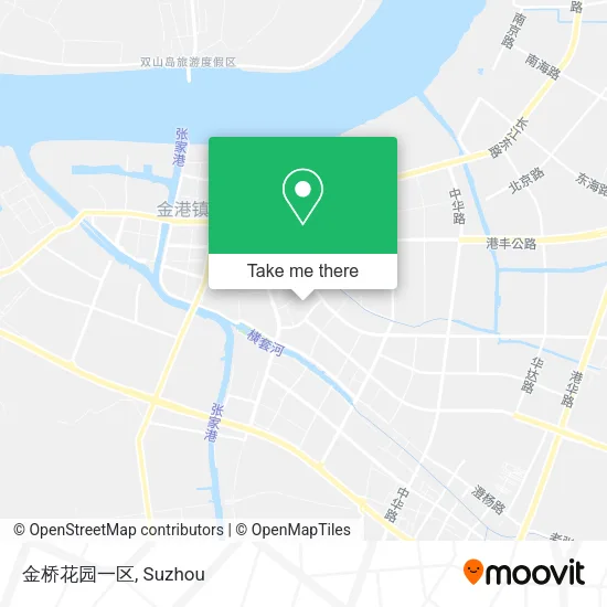 金桥花园一区 map