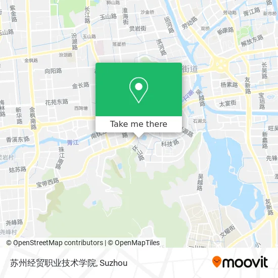 苏州经贸职业技术学院 map
