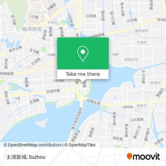 太湖新城 map