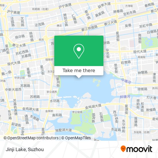 Jinji Lake map