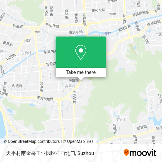 天平村南金桥工业园区-1西北门 map