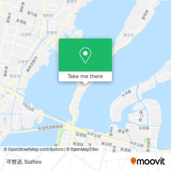 寻蟹迹 map