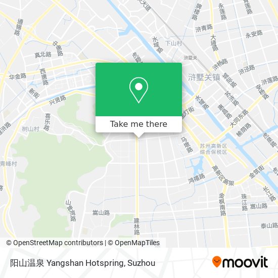 阳山温泉 Yangshan Hotspring map