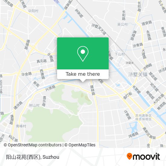 阳山花苑(西区) map