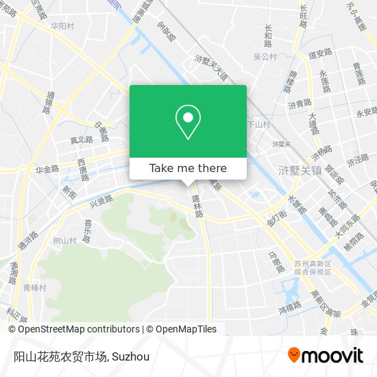 阳山花苑农贸市场 map