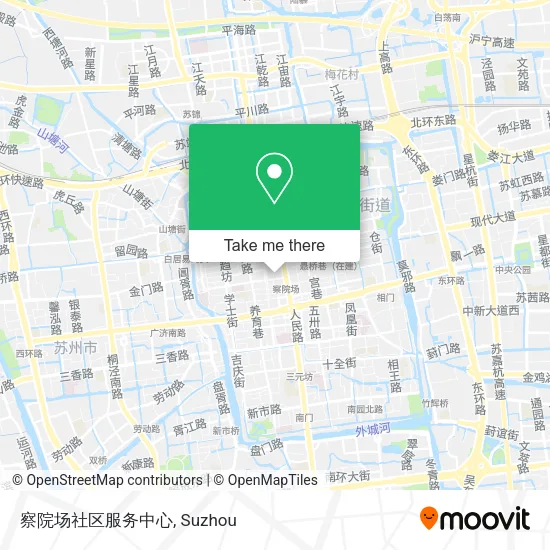 察院场社区服务中心 map