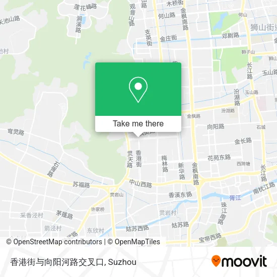 香港街与向阳河路交叉口 map