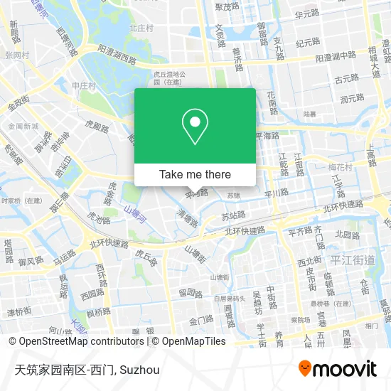 天筑家园南区-西门 map