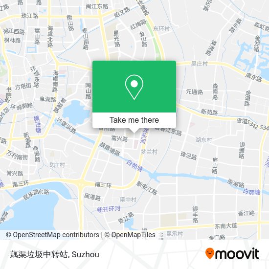 藕渠垃圾中转站 map