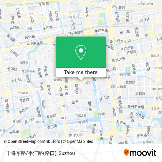 干将东路/平江路(路口) map