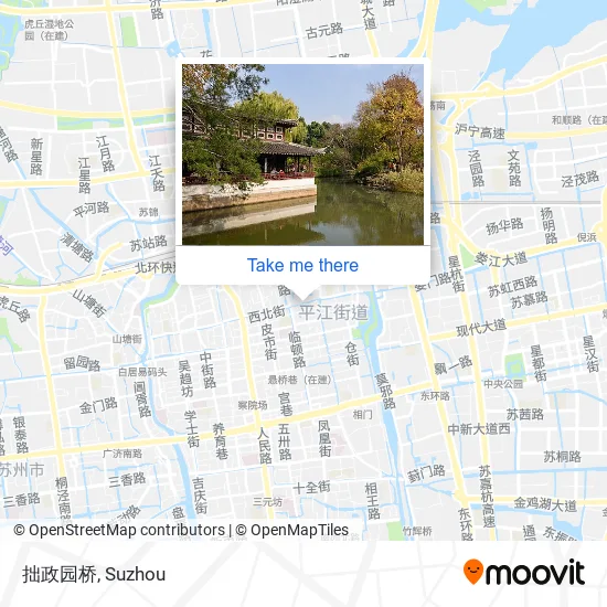 拙政园桥 map