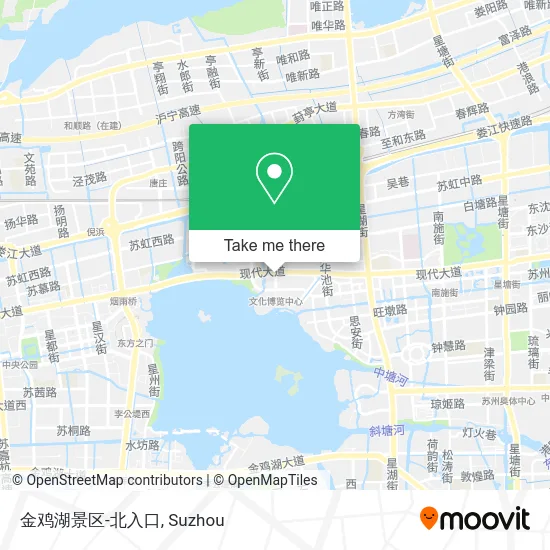 金鸡湖景区-北入口 map