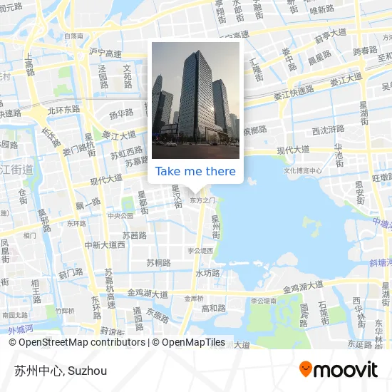苏州中心 map