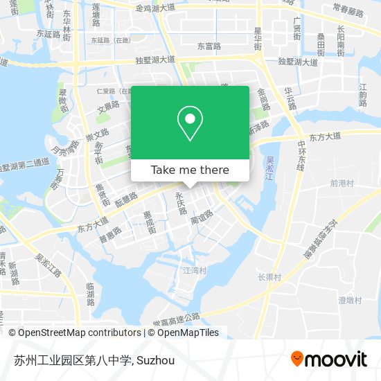 苏州工业园区第八中学 map