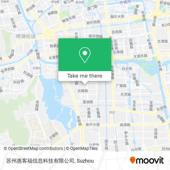 苏州惠客福信息科技有限公司 map