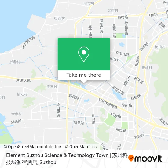 Element Suzhou Science & Technology Town | 苏州科技城源宿酒店 map
