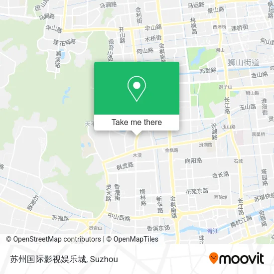 苏州国际影视娱乐城 map