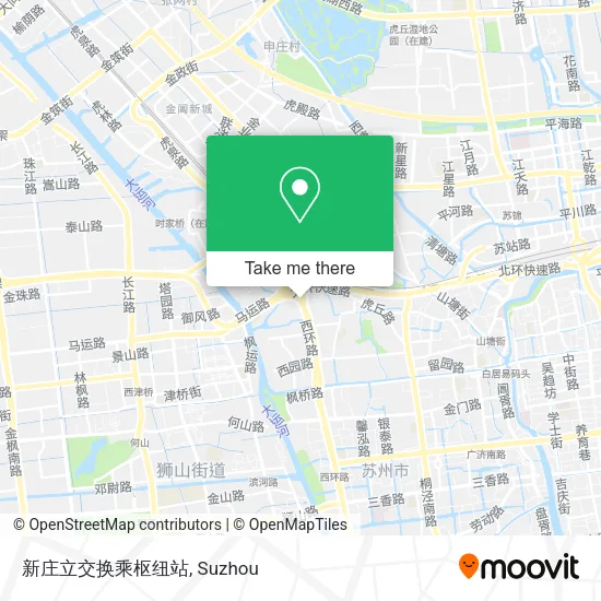 新庄立交换乘枢纽站 map