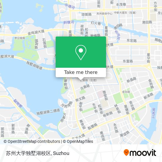 苏州大学独墅湖校区 map
