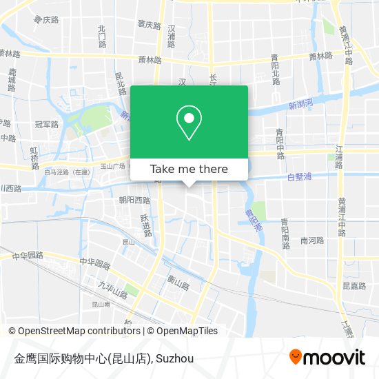 金鹰国际购物中心(昆山店) map