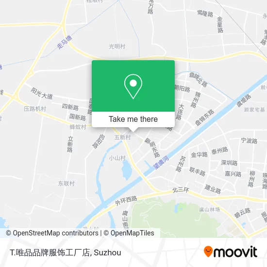 T.唯品品牌服饰工厂店 map