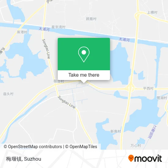 梅堰镇 map