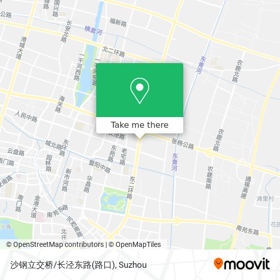 沙钢立交桥/长泾东路(路口) map