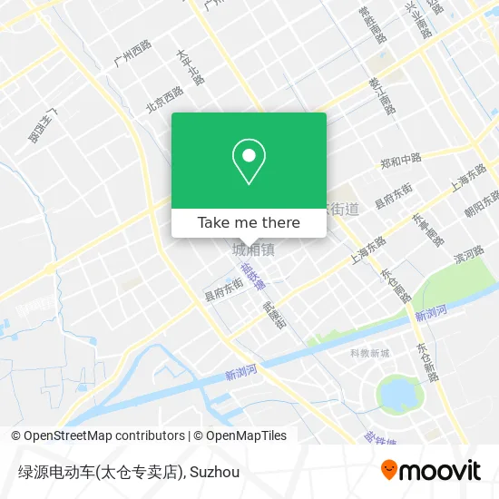 绿源电动车(太仓专卖店) map
