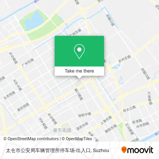 太仓市公安局车辆管理所停车场-出入口 map