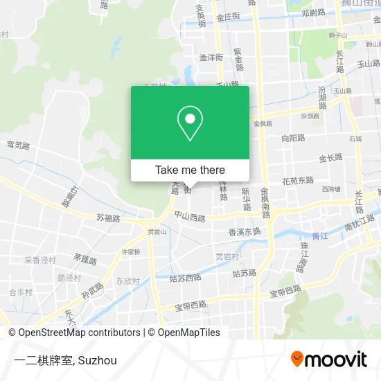 一二棋牌室 map